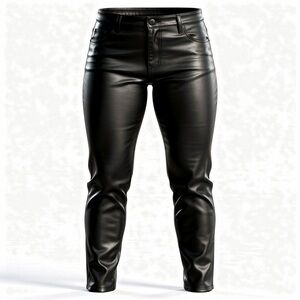 Torrid Womens Black Faux Leather Pants Size 18 Regular